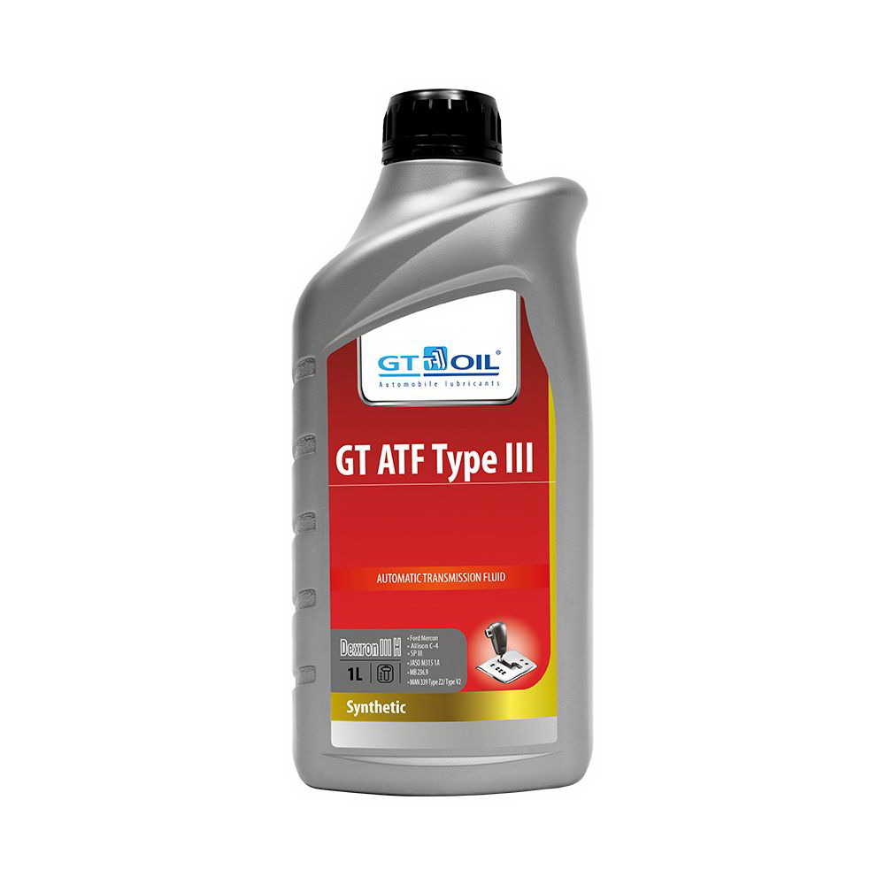 Масло трансмиссионное GT OIL GT ATF Type III 1 л 8809059407776